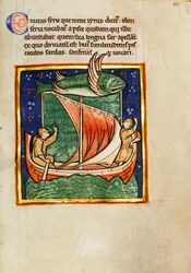 Poisson-scie et navire